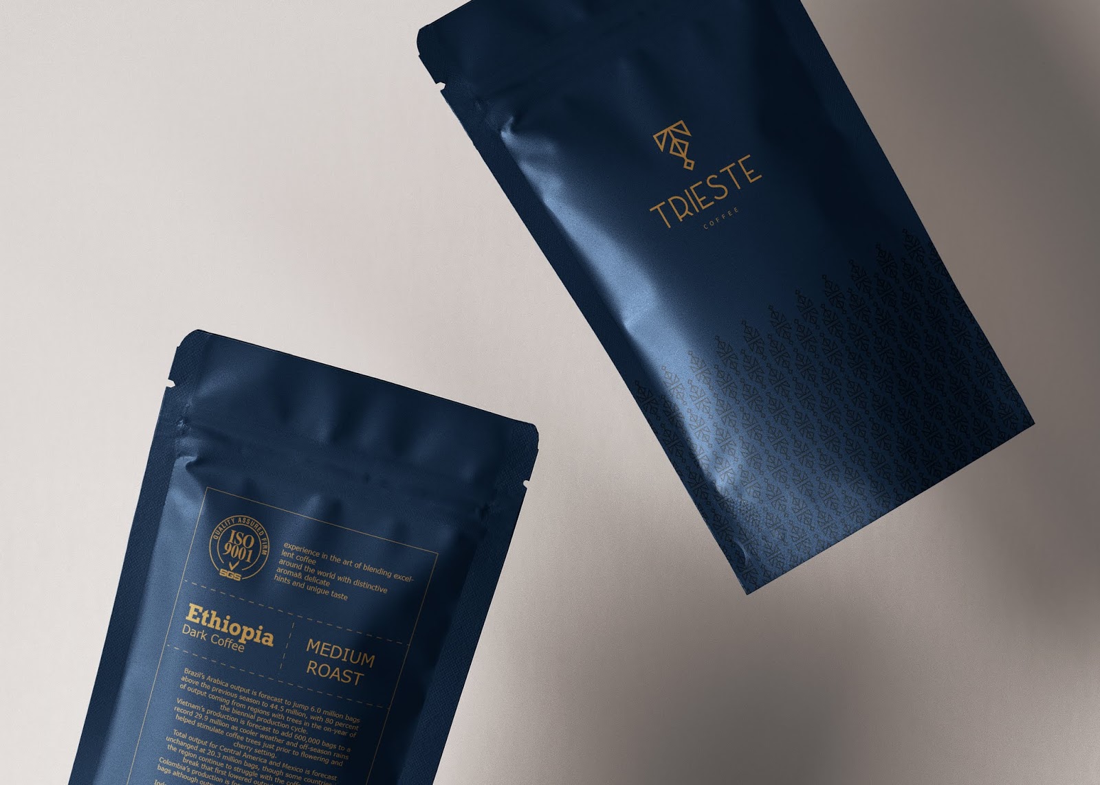 咖啡品牌包装设计经典的蓝色系(图5)