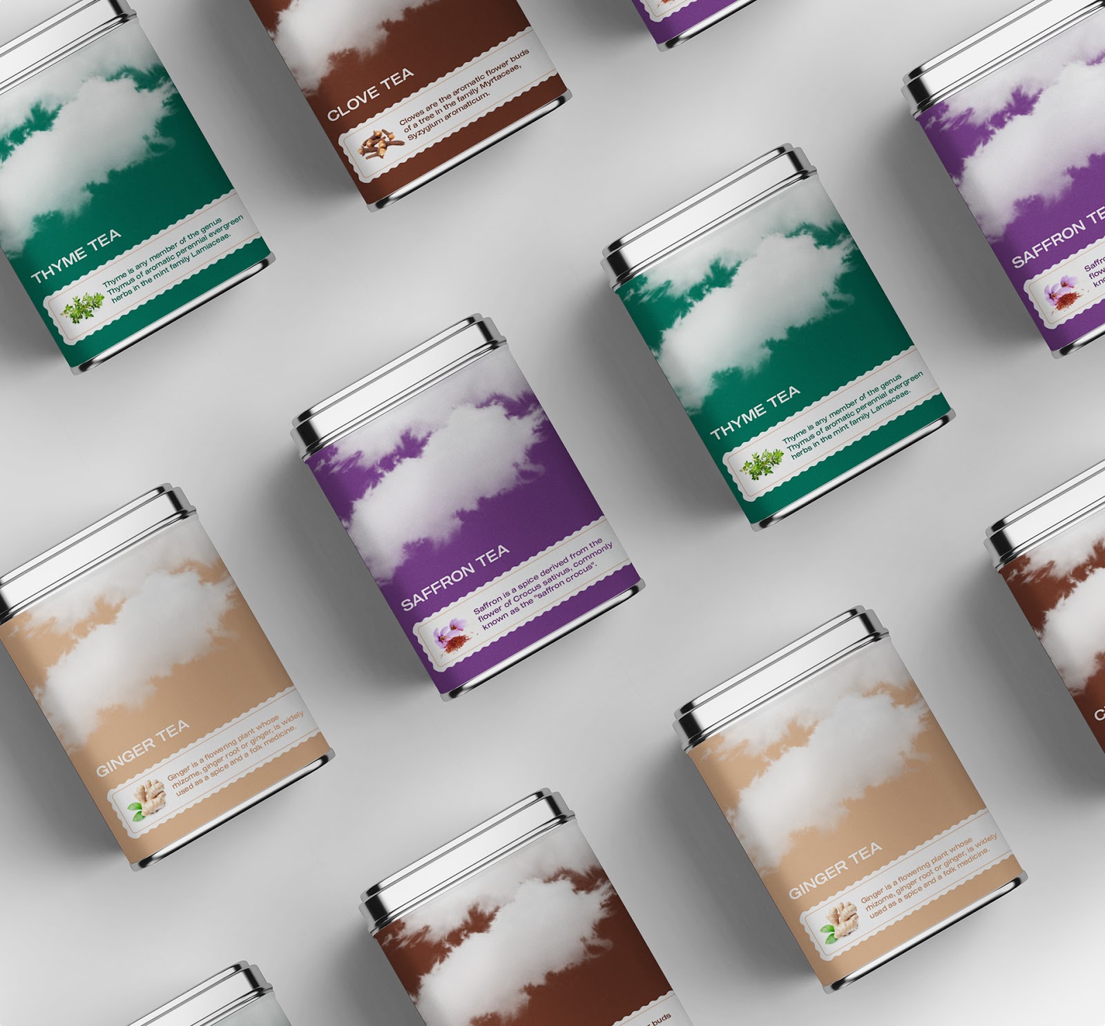 茶业包装设计喝着蓝天白云生态茶(图8)