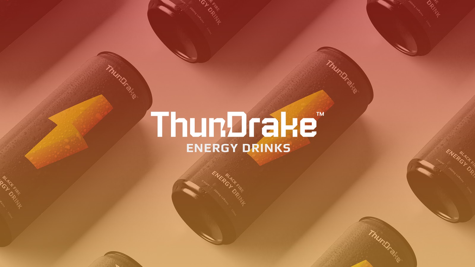 能量饮料包装设计ThunDrake(图1)